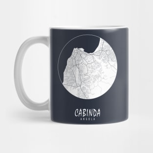 Cabinda, Angola City Map - Full Moon Mug